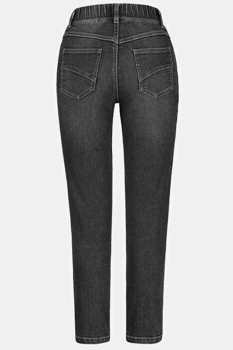 Jeggings Julia, schmale Passform, Zier Saum