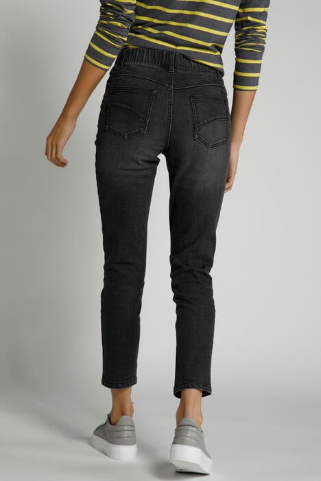 Jeggings Julia, schmale Passform, Zier Saum