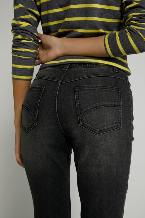 Jeggings Julia, schmale Passform, Zier Saum