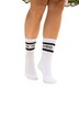 Ponožky s logem, žebrované