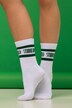 Statement sokker, ribbet, logo