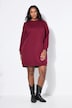 Sweatjurk, oversized, ronde hals, lange mouwen, opvallende schouders