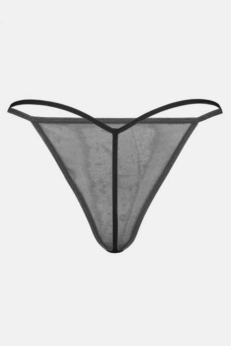 Negligé + String, 2-tlg. Set, Spitze