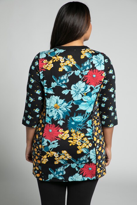 Sunshine Mixed Print Knit Tunic