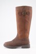 Lederstiefel, XL-Schaft, Ledermix, Weite H