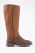 Lederstiefel, XL-Schaft, Ledermix, Weite H