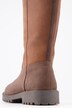 Lederstiefel, XL-Schaft, Ledermix, Weite H