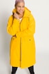 Imperméable# coupe Straight à capuche et doublure en polaire