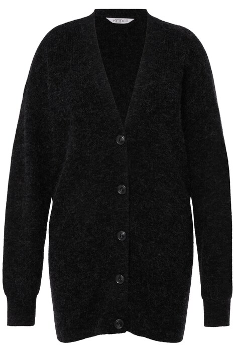 Prémiový rozepínací svetr, dlouhý, oversize, dlouhé rukávy