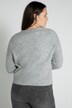 Cardigan haut de gamme, court, oversized, manches longues