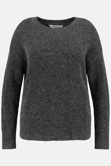 Pullover, oversized, Rundhals, Langarm, Premium