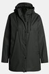 HYPRAR Regenjacke, wasserdicht, Schwarzfutter, Kapuze