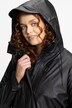 HYPRAR Regenjacke, wasserdicht, Schwarzfutter, Kapuze