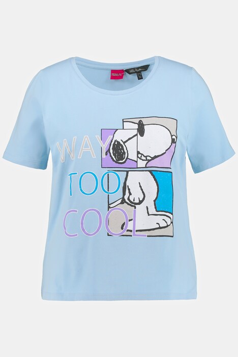 WAY TOO COOL Round Neck Snoopy Tee