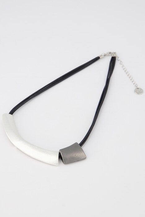 Kette, kurze Form, Metallic-Röhre, Zierstein