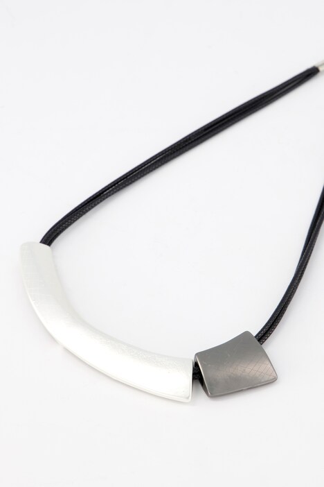 Kette, kurze Form, Metallic-Röhre, Zierstein