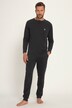 Schlafanzug, Henley, Langarm, lange Hose