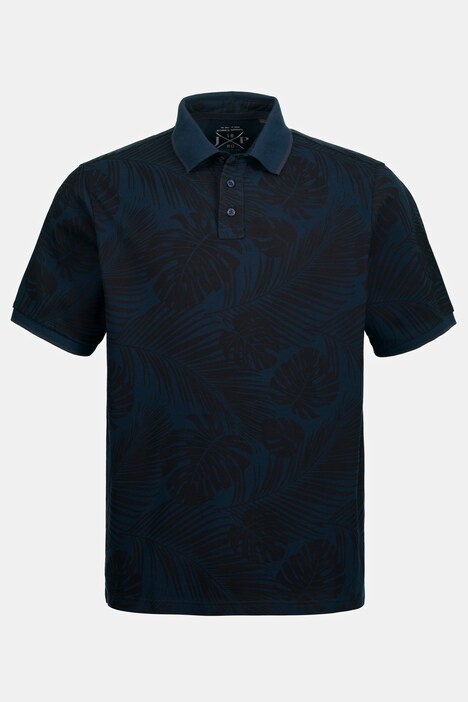Polo esprit Beachwear, manches courtes et imprimé à fleurs