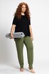 Pantalon de yoga, large élastique à la cheville, élastique fuseau sous le pied