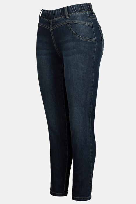 Jeggings Julia, schmale Passform, Zier Saum