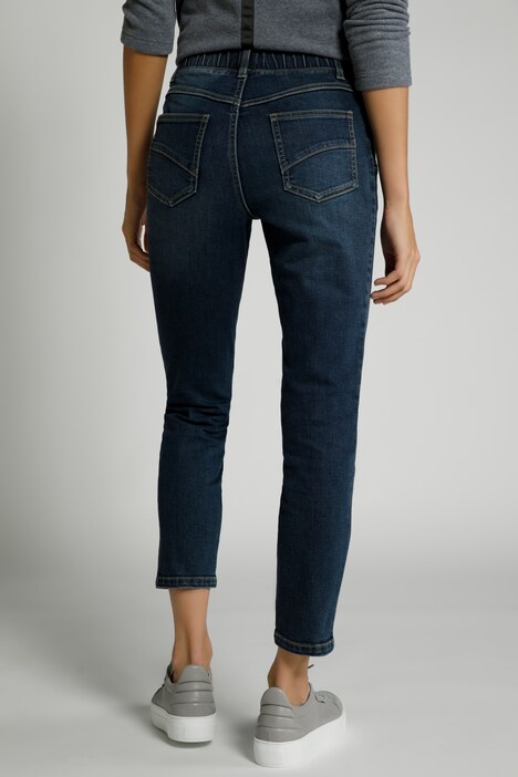 Jeggings Julia, schmale Passform, Zier Saum