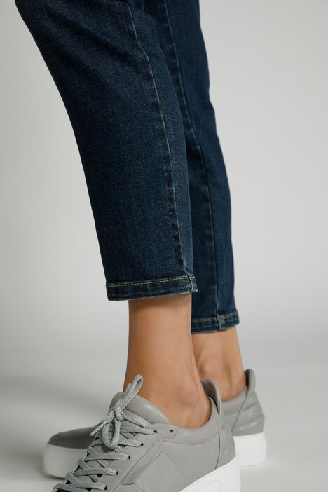 Jeggings Julia, schmale Passform, Zier Saum