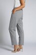 Pantaloni modello Sophie a quadri con taglio della gamba stretto e cintura elastica