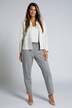 Pantaloni modello Sophie a quadri con taglio della gamba stretto e cintura elastica