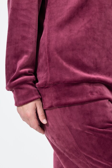 homewear pullover, nicky, stiksel, ronde hals, lange mouwen