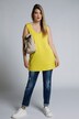 Top V long, superposition, Slim, sans manches