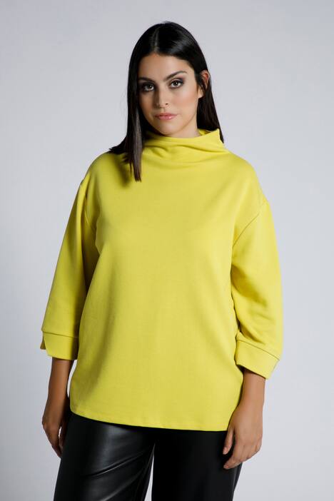 Fine Texture Stretch Sweatshirt