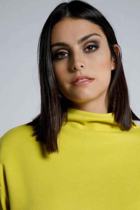 Fine Texture Stretch Sweatshirt