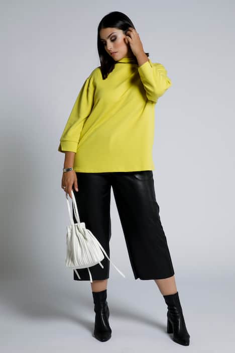 Fine Texture Stretch Sweatshirt