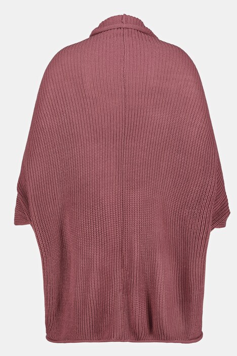 Strickjacke, offene O-Form, Ärmelschlitze, Feinstrick