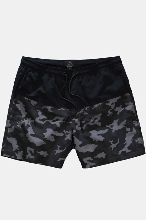Short de bain JAY-PI, collection Beachwear, taille élastique et imprimé camouflage