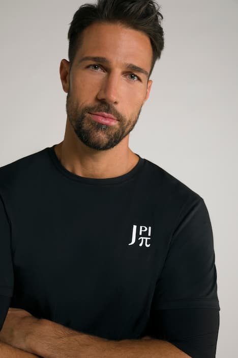 T-shirt technique JAY-PI, 2 en 1, manches courtes, QuickDry