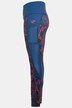 legging, bloemen, high waist, strepen opzij
