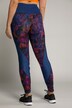 legging, bloemen, high waist, strepen opzij
