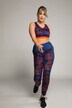 legging, bloemen, high waist, strepen opzij