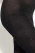 Collants chauds en maille, maille torsadée tendance