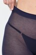 Textured Stretch Cotton Blend Knit Tights