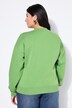 college sweater, oversized, ronde hals, lange mouwen, statement stiksel