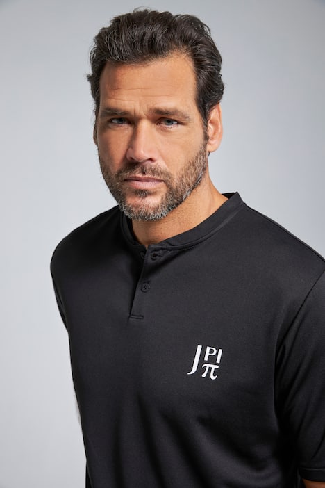 JAY-PI functional Henley, short sleeve, QuickDry, breathable