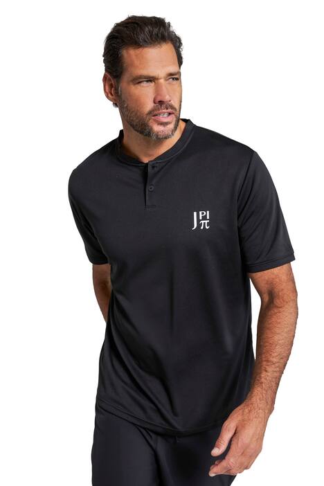 JAY-PI funkční Henley tričko, krátké rukávy, QuickDry, prodyšné