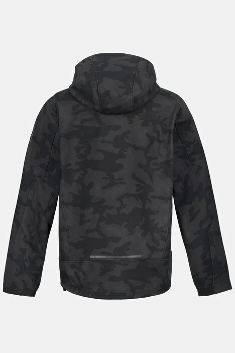 JAY-PI Softshell-Jacke, Funktions-Qualität, Fleece-Innenseite, Kapuze, Camouflage bis 8 XL