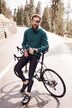 Pantalón de bicicleta JAY-PI, largo, Top Basic, acolchado para sentarse confort de gel, ajuste ceñido