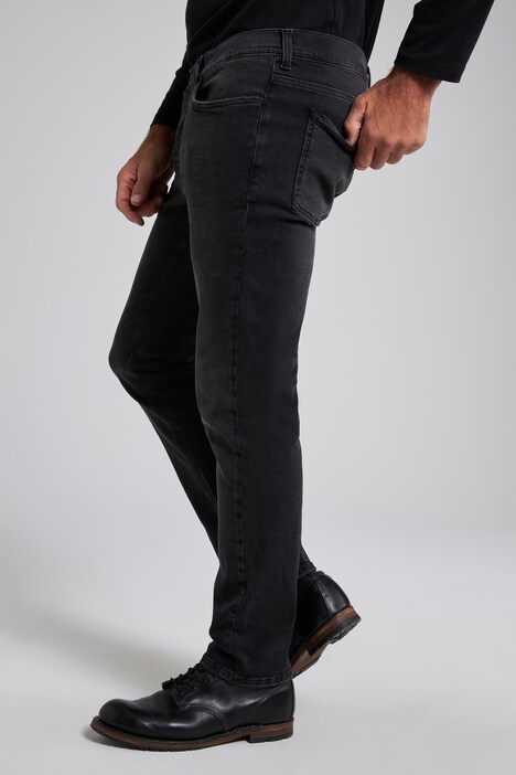 jeans, belly fit, FLEXNAMIC®, 5-pocket, straight fit, t/m mt. 70