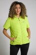 gewatteerd vest, waterafstotend, capuchon, korte mouwen