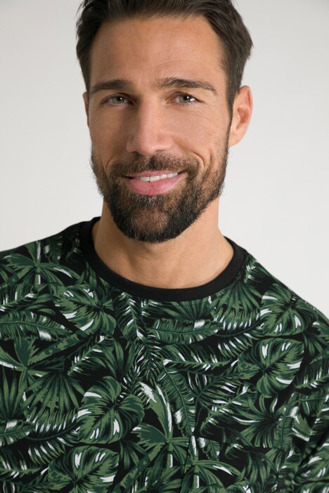 Pyjama, T-shirt, imprimé, short uni