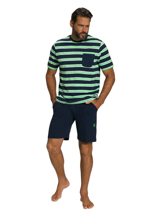 Pyžamo, krátké, tričko, šortky, do 7XL